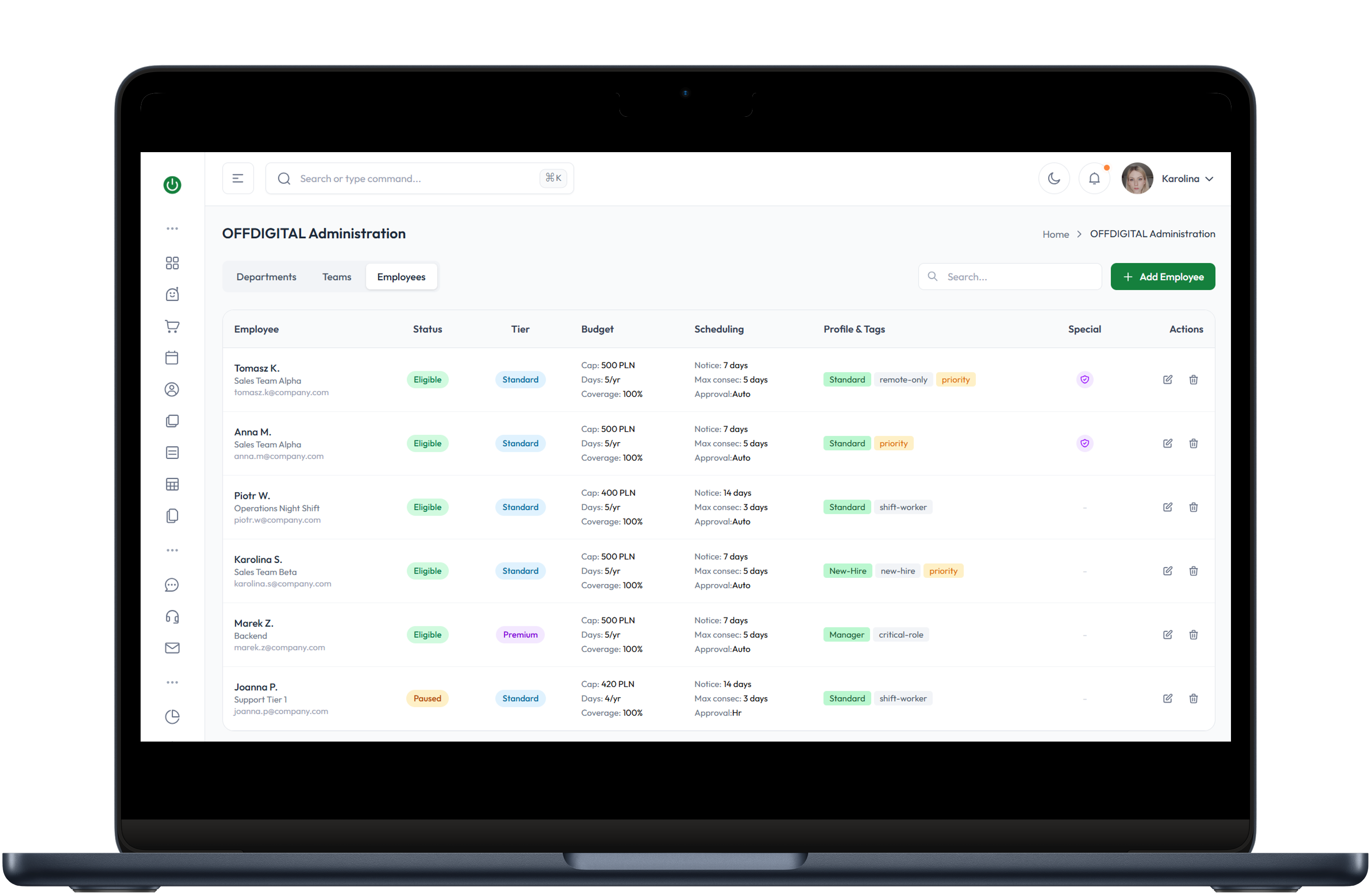 Panel administracyjny